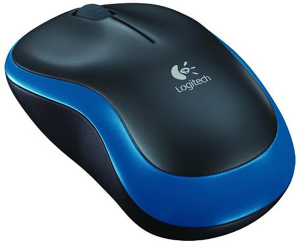 Мишка безпровідна LOGITECH Wireless Mouse M185 BLUE (синій) nalichie