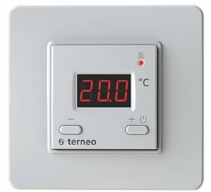 Терморегулятор Terneo VT, ел. керування, IP20, білий