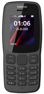 Мобільний телефон Nokia 106 DS Grey