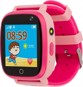 Смарт годинник для дітей AmiGo GO001 iP67 Pink