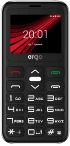 Мобільний телефон Ergo F186 Solace Dual Sim (black)