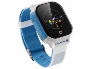 Смарт годинник GOGPS К23 синій з білим nalichie