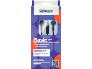 Навушники DEFENDER (63608)Basic-604 blue nalichie