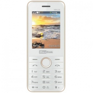 Мобільний телефон Maxcom MM136 White Gold