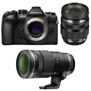 Цифрова камера OLYMPUS E-M1 mark II 12-100 Kit чорний