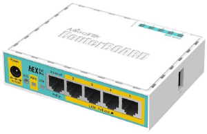 Маршрутизатор MikroTik hEX PoE lite RouterOS L4 (RB750UPR2)