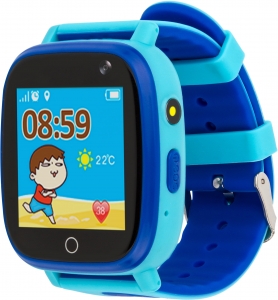 Смарт годинник для дітей AmiGo GO001 iP67 Blue