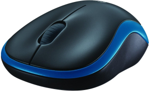 Мишка безпровідна LOGITECH Wireless Mouse M185 BLUE (синій) nalichie