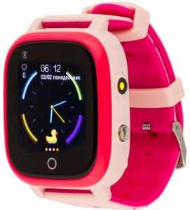 Смарт годинник для дітей AmiGo GO005 4G WIFI Thermometer Pink