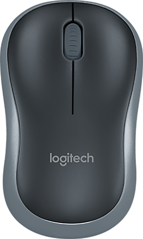 Мишка безпровідна LOGITECH Wireless Mouse M185 Сірий