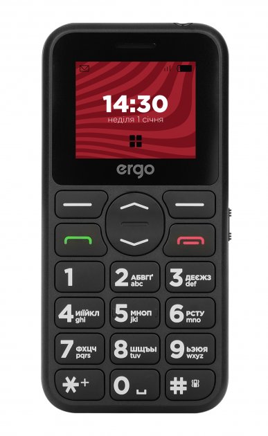 Мобільний телефон Ergo E281 Dual Sim (black)